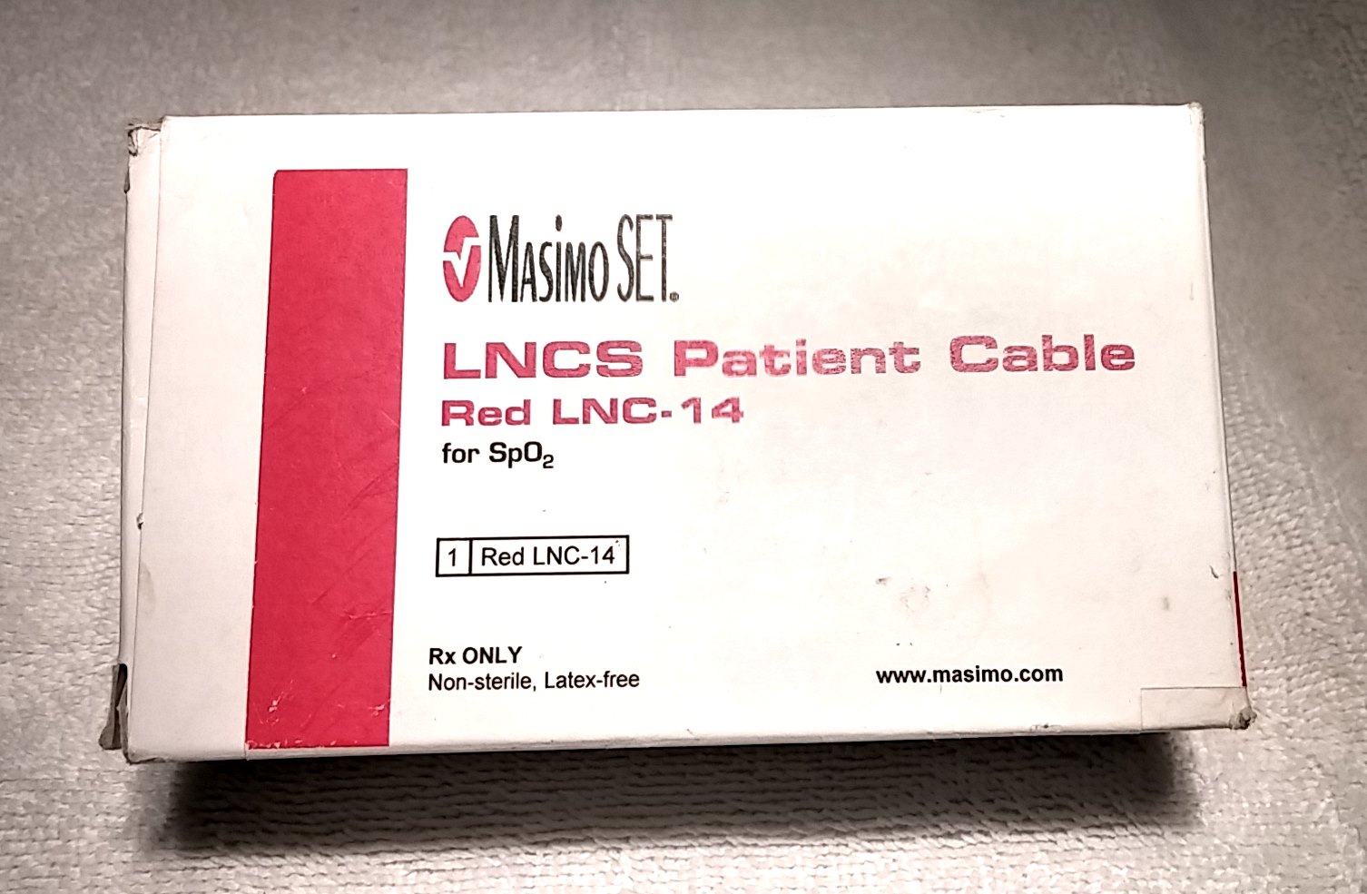 Masimo New LNCS Patient Cable red LNC-14